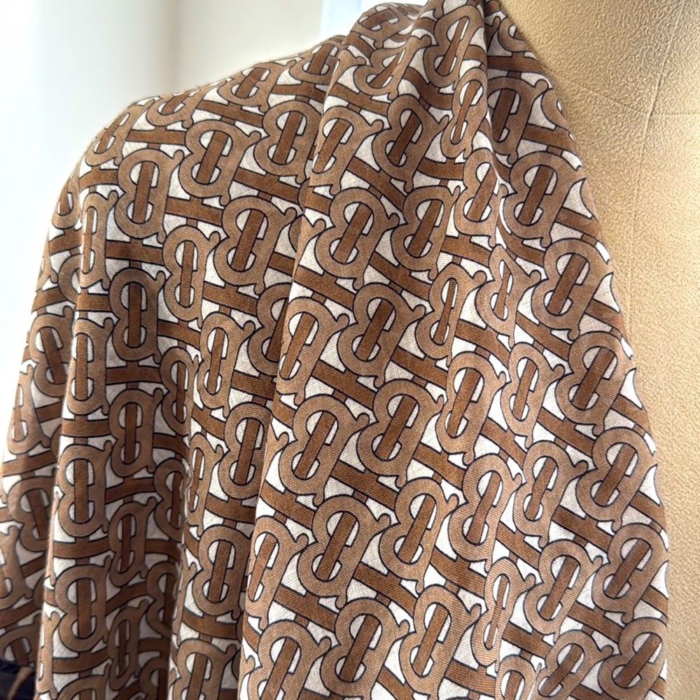 AUTHENTIC BURBERRY A:MU LEOPARD SCARF - Picture 3 of 6